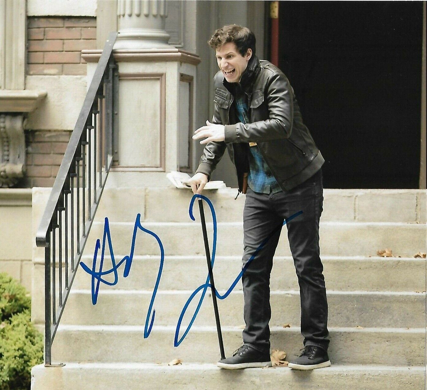 Andy Samberg Autographed Signed 8x10 Photo Poster painting ( Brooklyn Nine-Nine ) REPRINT