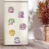(US Local)6pcs Cake DIY Diamond Painting Fridge Magnets Craft Kit