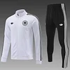 2024/2025 Germany Long Zipped Jacket Training Suit White Football Shirt 1:1 Thai Quality Set