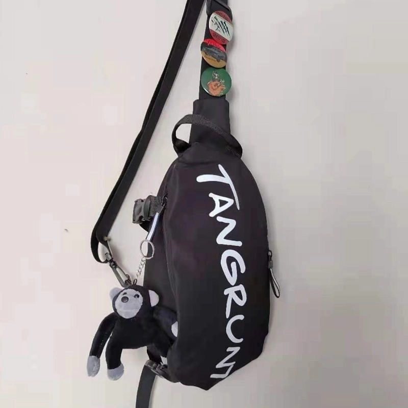 Unisex Streetwear Letter Nylon Waist Bags