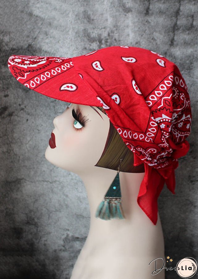 Personalized Hip-Hop Black Cotton Headband Hat