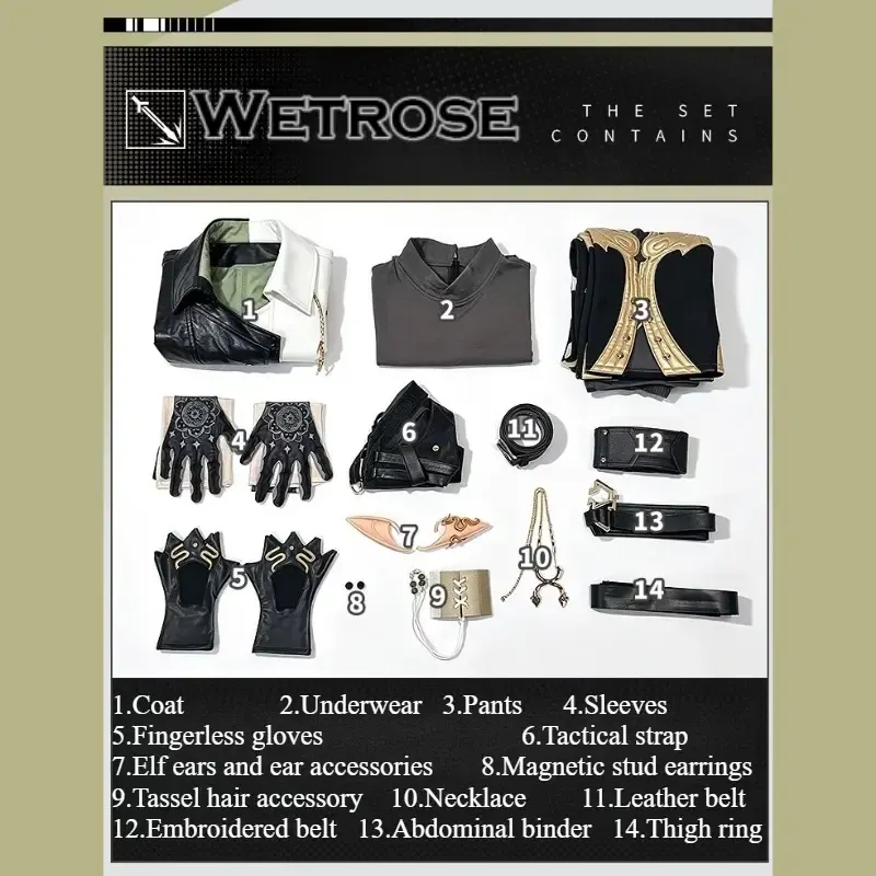 [Wetrose] Pre-Order Arknights Chongyue Alighting Game Outfit Cosplay Costume 