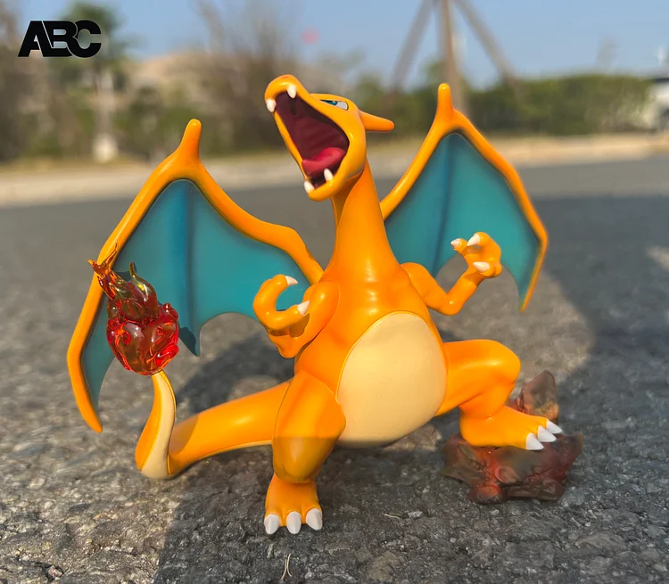 1/20 Scale World Zukan Mega Charizard Y - Pokemon Resin Statue