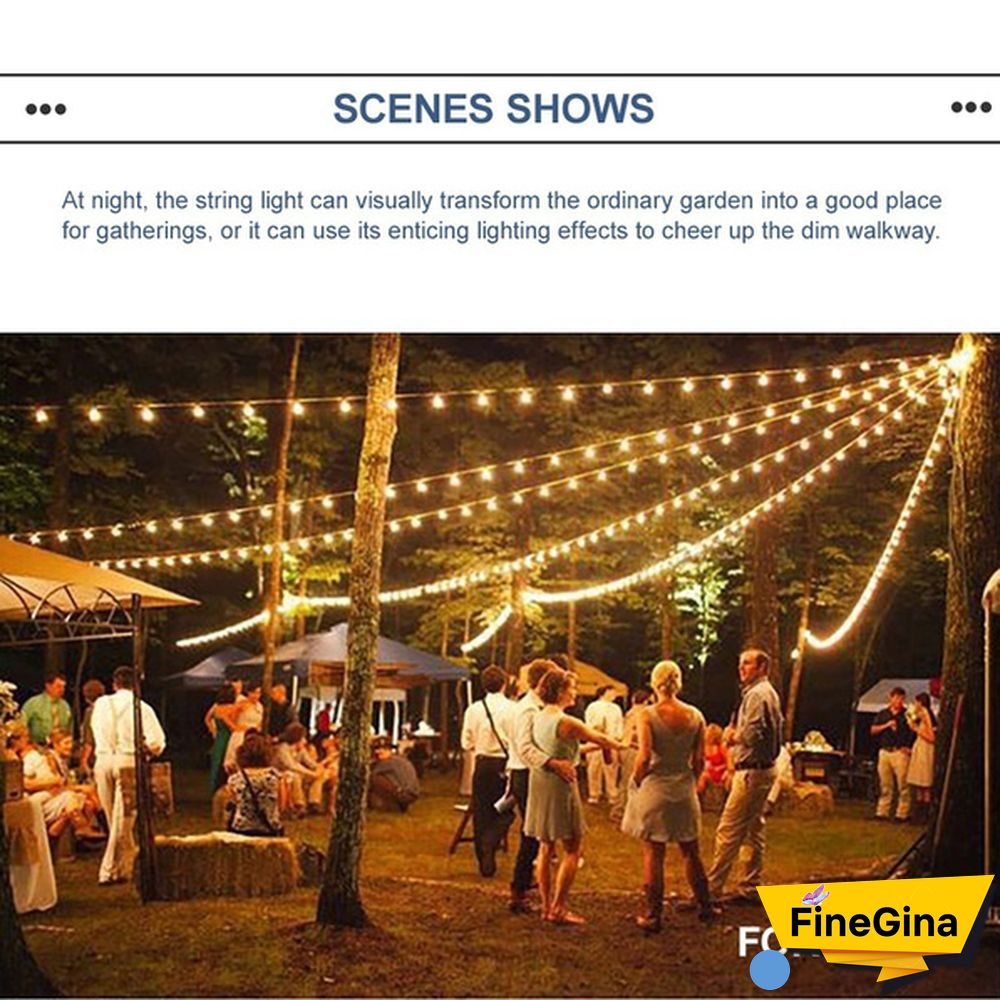 Holiday Led Christmas Lights Outdoor 100M 50M 30M 20M 10M Led String Lights Decoration For Party Holiday Wedding Garland