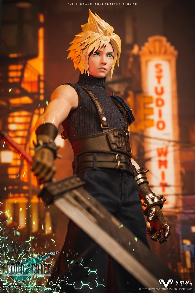 VTSTOYS final fantasy ファイナルファンタジー Cloud Strife 1/6 