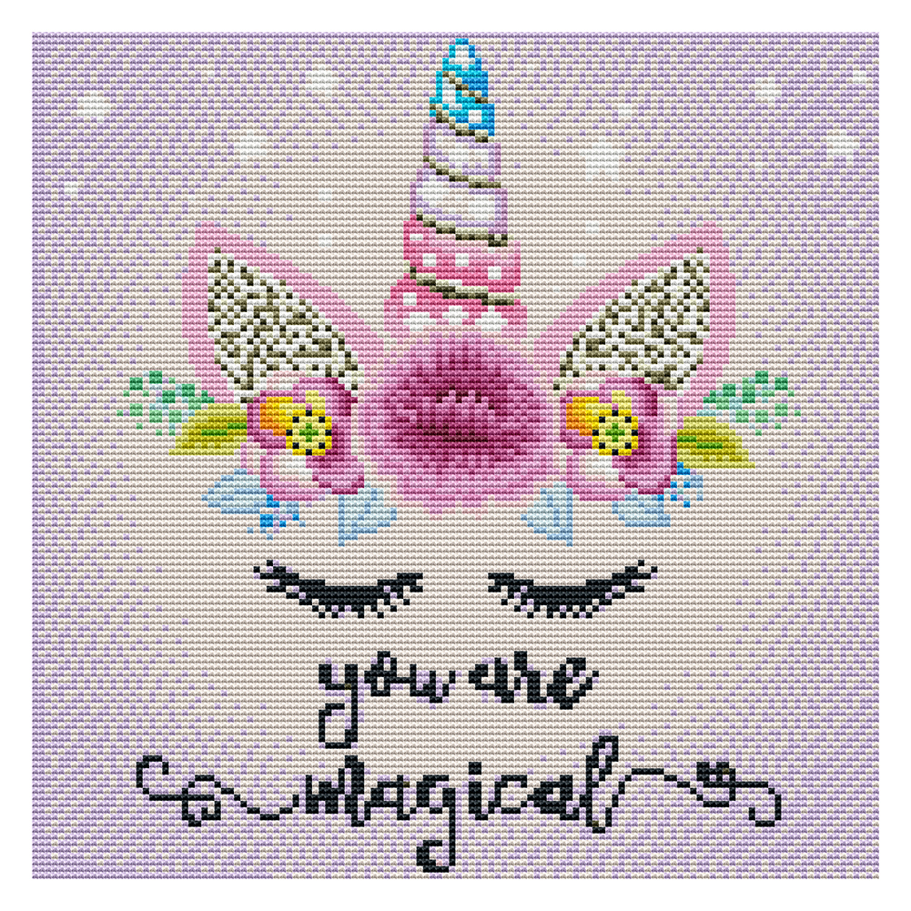 

Horse - 11CT Stamped Cross Stitch - 36*36CM, 501 Original