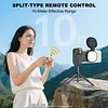 Magnetic Handheld Phone Selfie Stick BT Portable Photography Selfie Phone Grip Phone Holder Shooting Aid Compatible for iPhone for Magsafe & Android