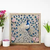 (US Local)White Peacock-Crystal Rhinestone Diamond Painting
