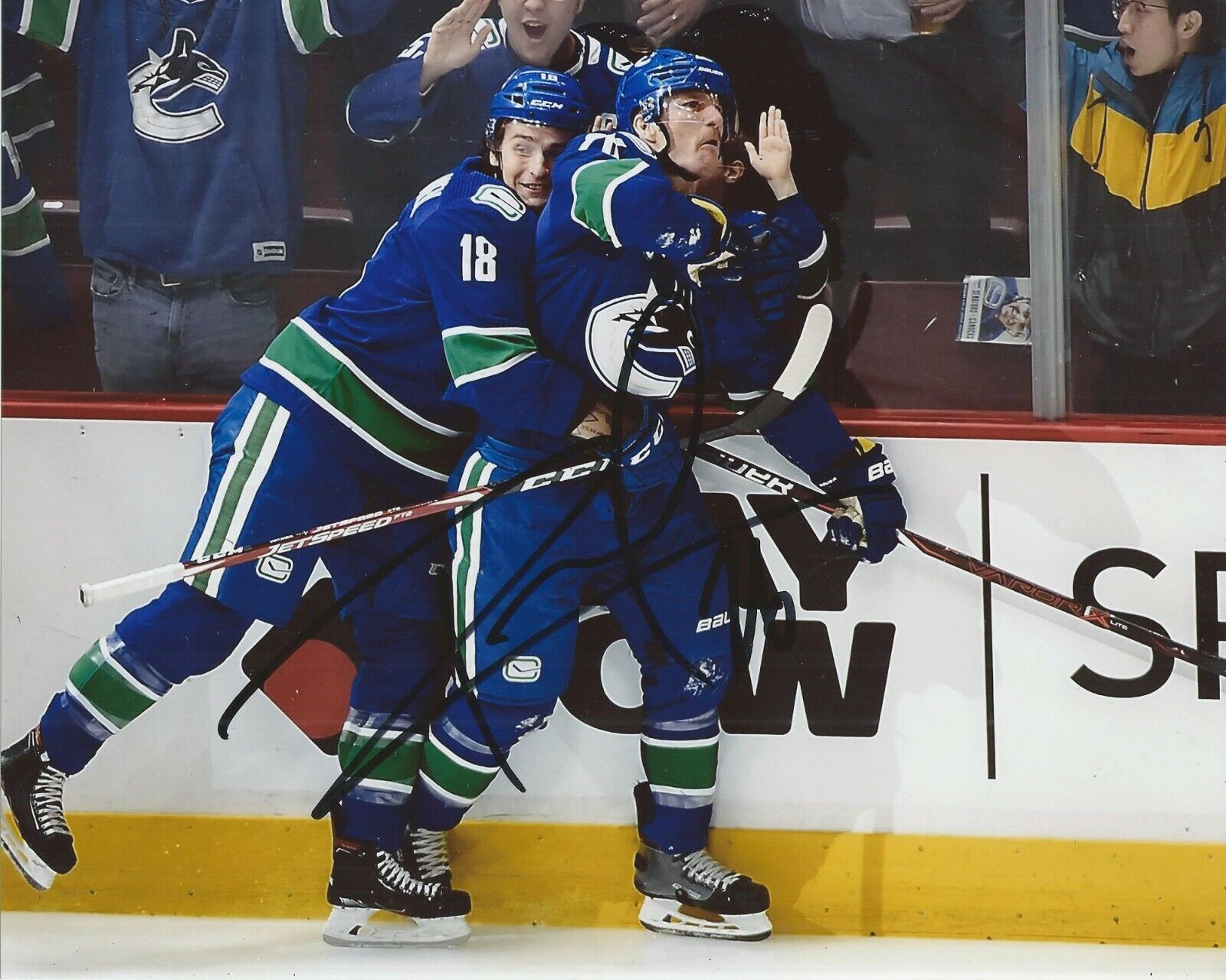 Antoine Roussel Signed 8x10 Photo Poster painting Vancouver Canucks Autographed COA B