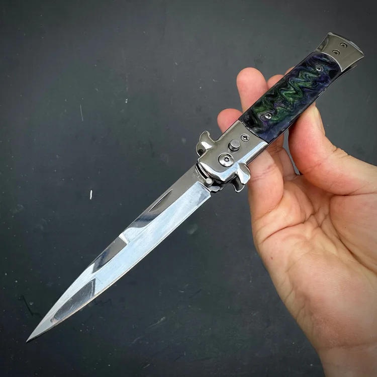 QuickDraw Push Button Italian Style Switchblades