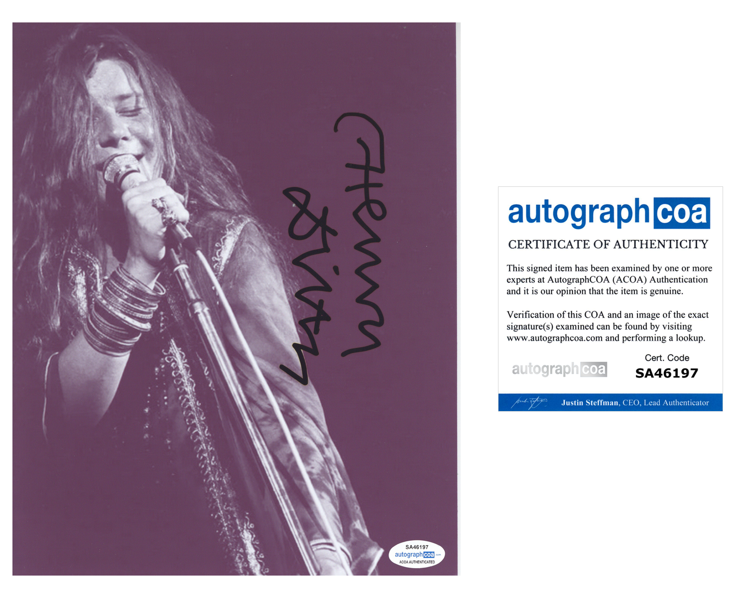 Henry Diltz Signed Autograph 8x10 Photo Poster painting Janis Joplin Rock Photo Poster paintinggrapher ACOA COA