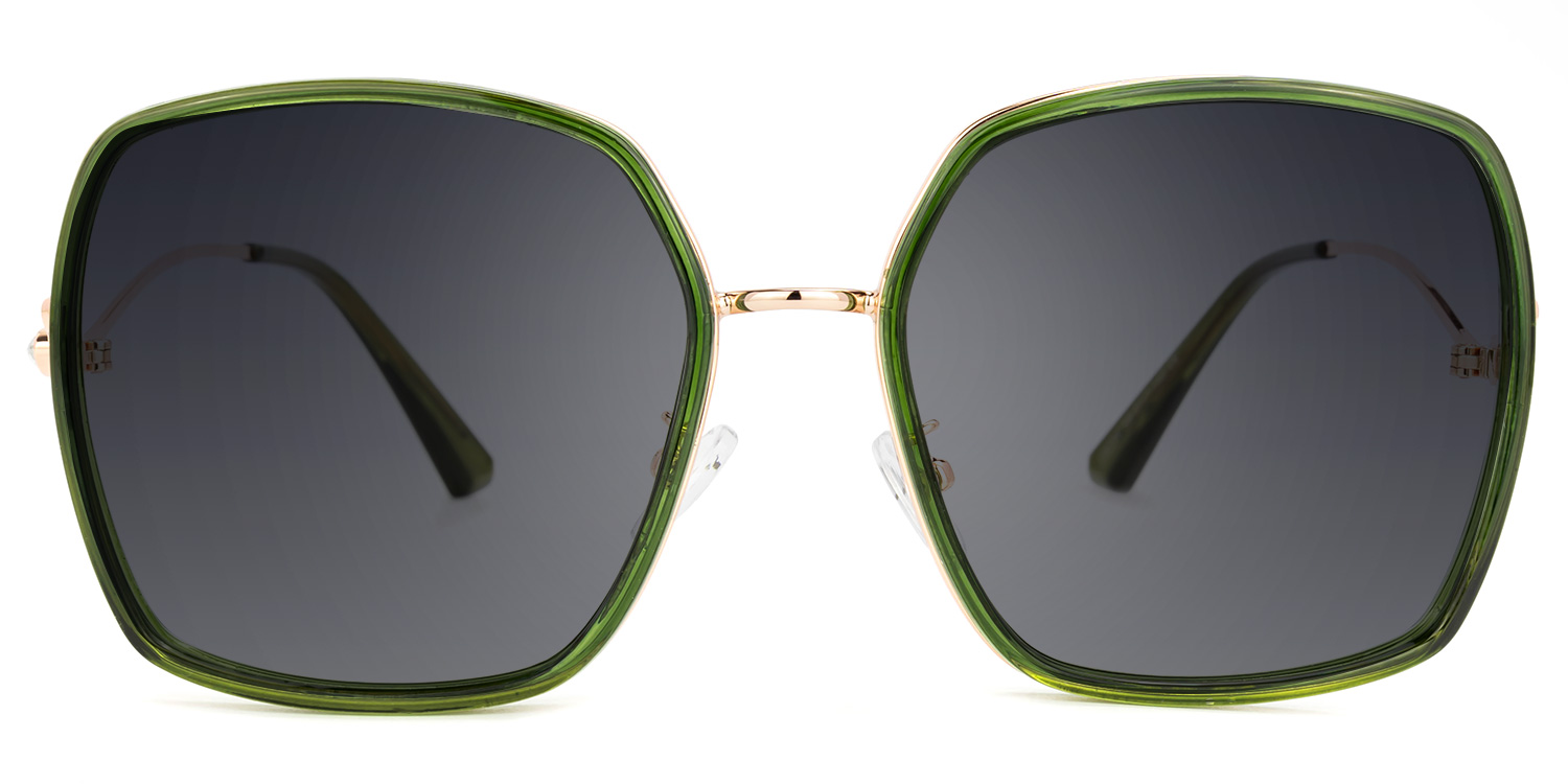 Usher GrÃ¼n Geometrisch Sonnenbrille GrÃ¼n