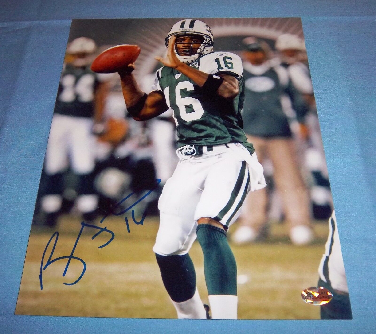 NY Jets Brad Smith Signed Autographed 8x10 Photo Poster painting Philadelphia Eagles D