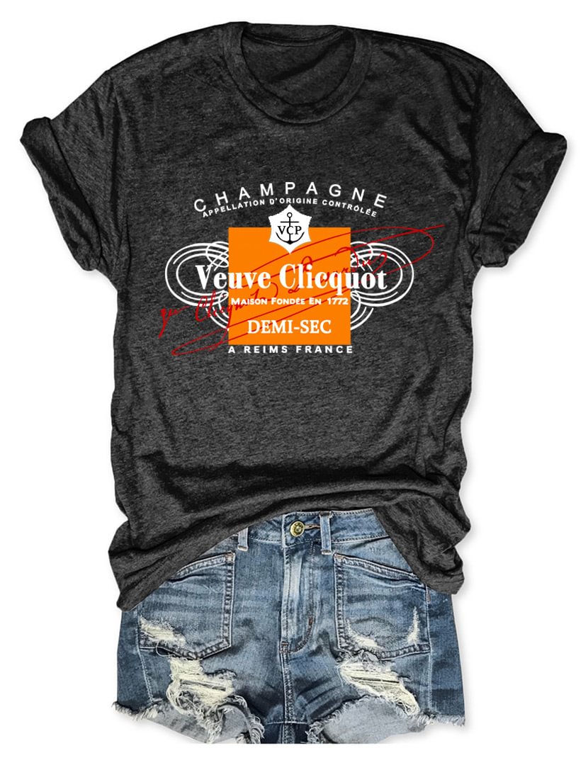 t shirt veuve clicquot