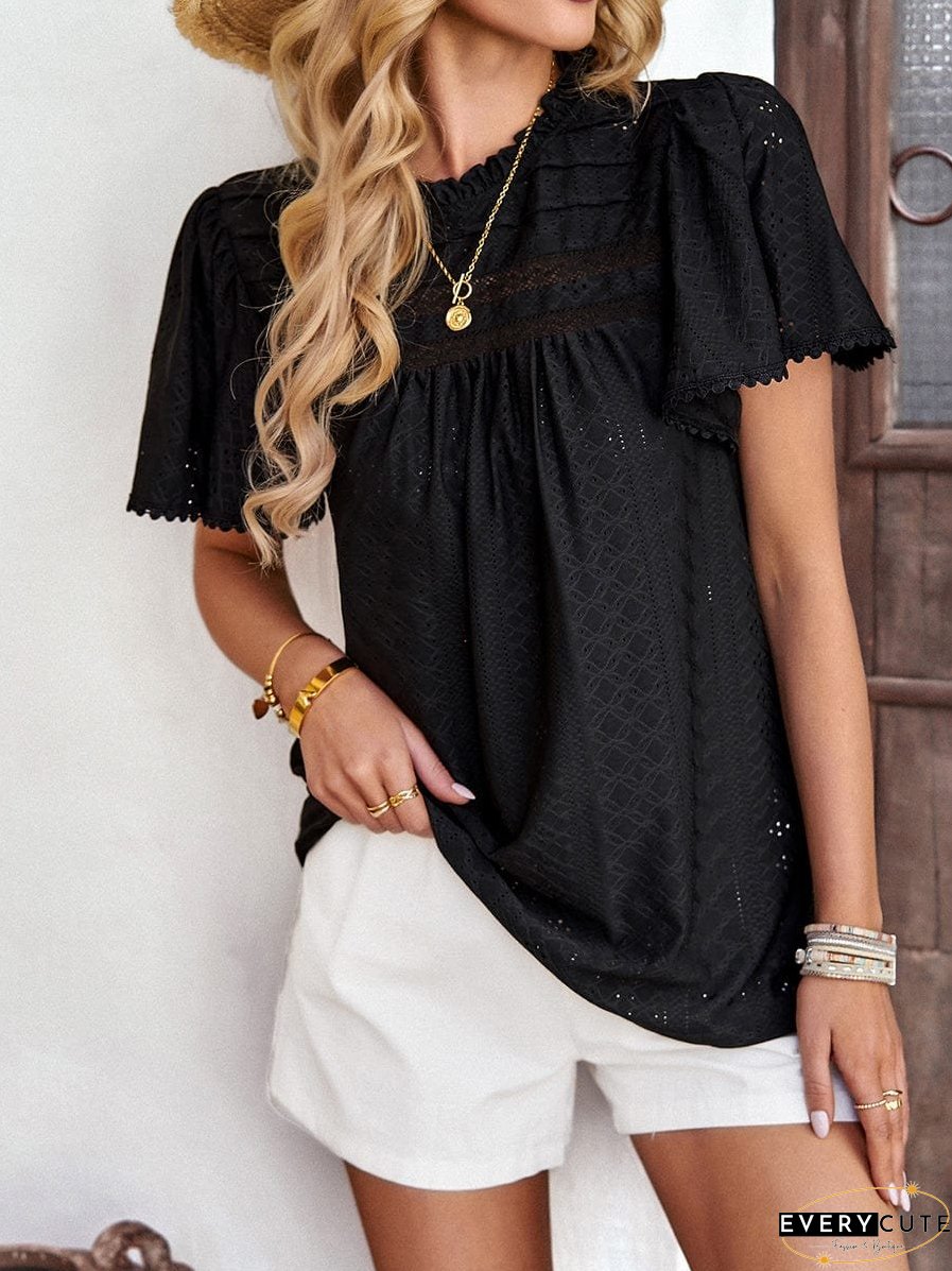Spring Waffle Knit T-Shirt