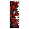 Black And Red Rose-11CT Stamped Cross Stitch 30*90cm/11.81*35.43in(Big Size)