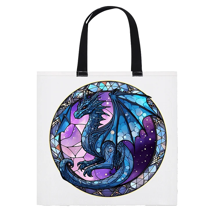 Shopper Bag - Window Grille - Flying Dragon 11CT Stamped Cross Stitch 40*40CM