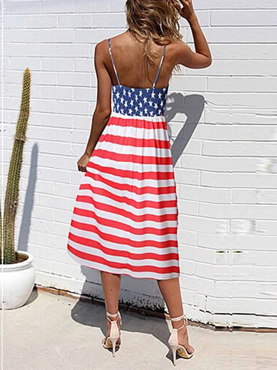 American Flag Beach Dress