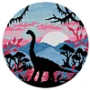 Dinosaur - 11CT Stamped Cross Stitch - 40*40cm