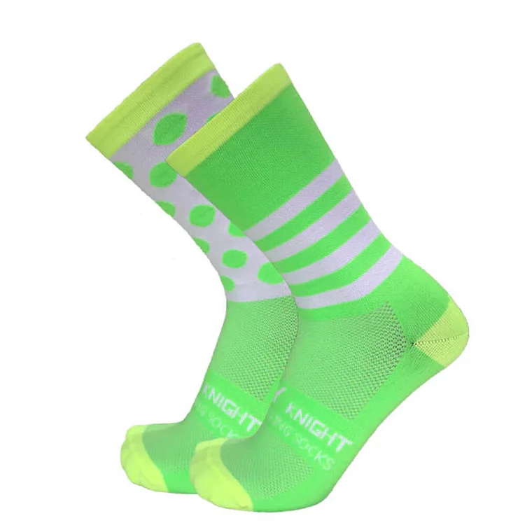 Retro Green Cycling Socks