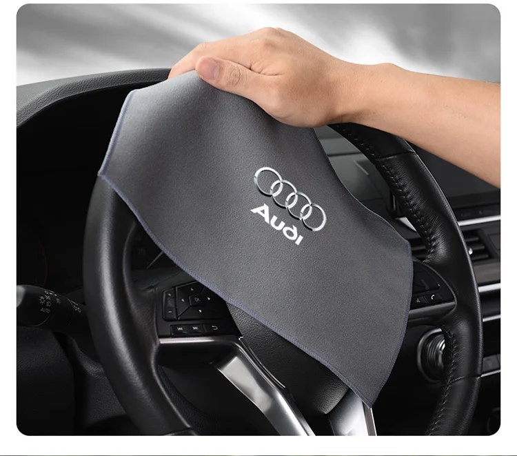Car logo Suede Double-sided Absorbent Car Drying Towel