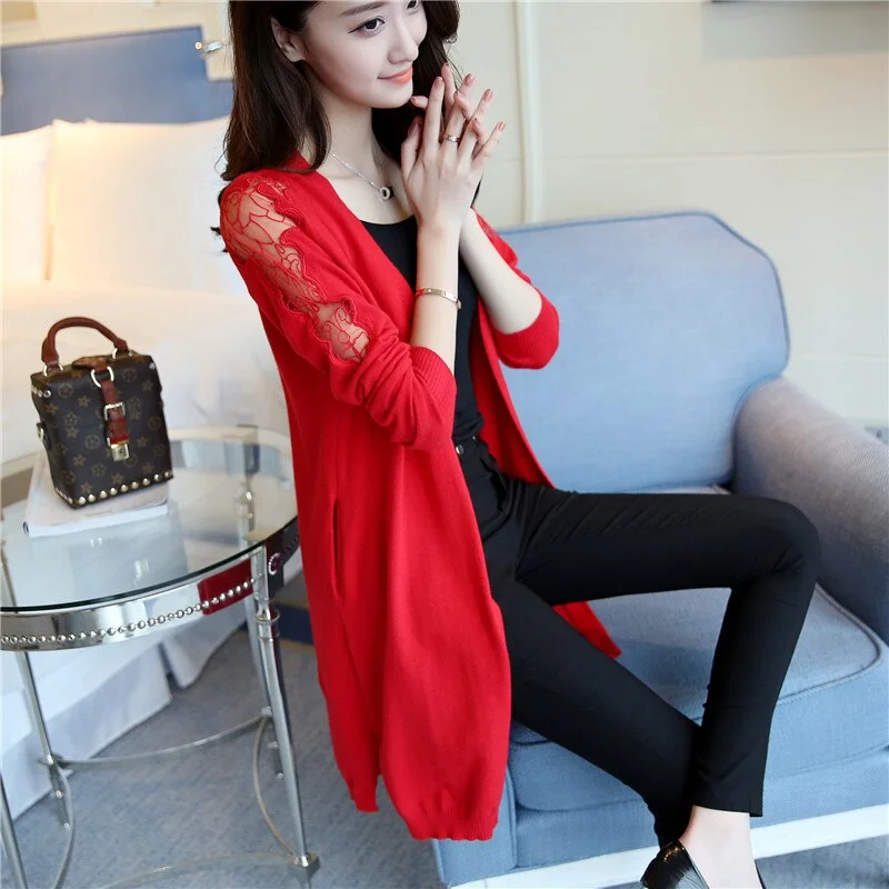 2023 Special Offer Cotton Jumper Sweater Women 4550 - Women's New Shoulder Embroidered Cardigan 45