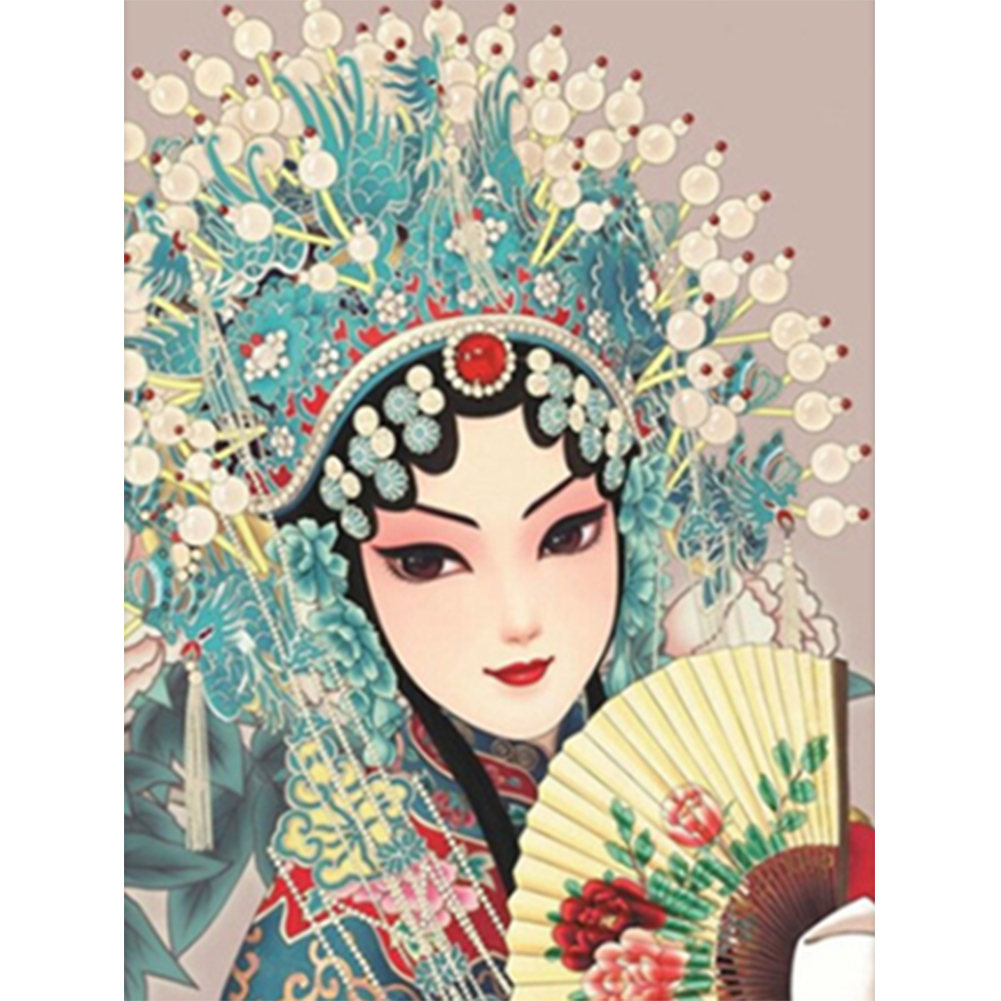 

40*50CM-Peking Opera-Square Drill Diamond Painting, 501 Original