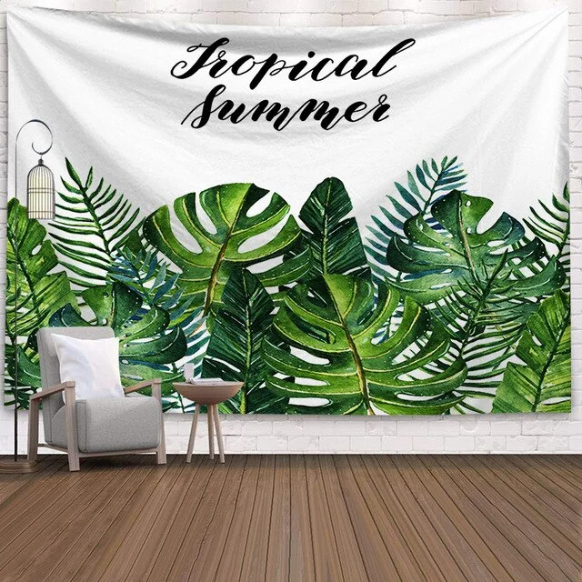 Cactus Succulents Tapestry Summer Succulents Wall Decor Tropical Landscape Wall Hanging Tapestries Picnic Blanket Wall Cloth