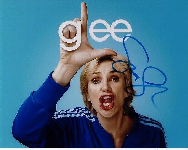 Jane Lynch Signed - Autographed GLEE 8x10 inch Photo Poster painting with Certificate