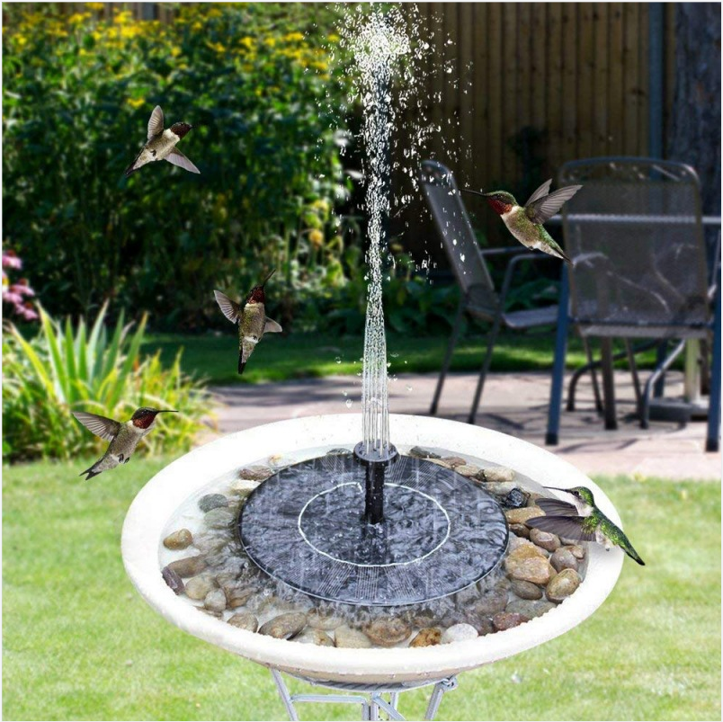 Solar Powered Fountain - Outdoor Bird Bath Solar Powered Fountain Floating Water