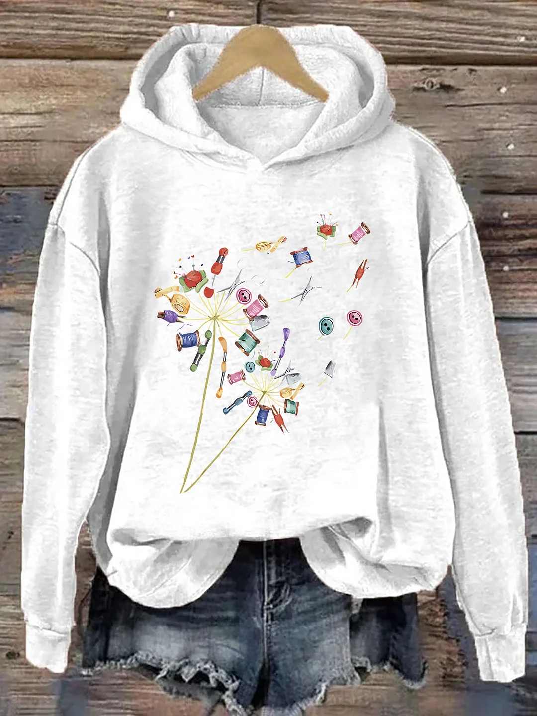 Cute Sewing Hoodie