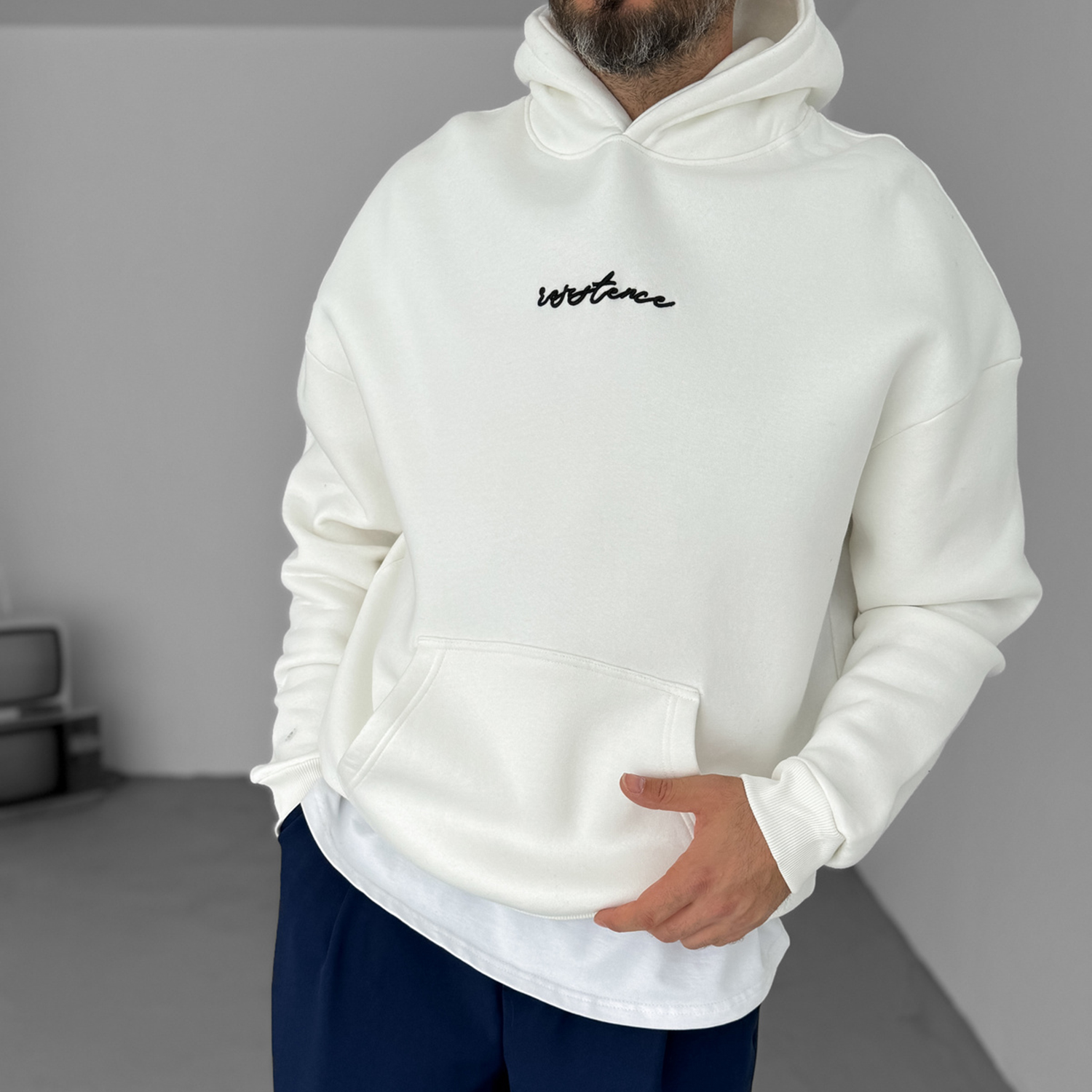 Casual Painting Print Oversized Hoodie