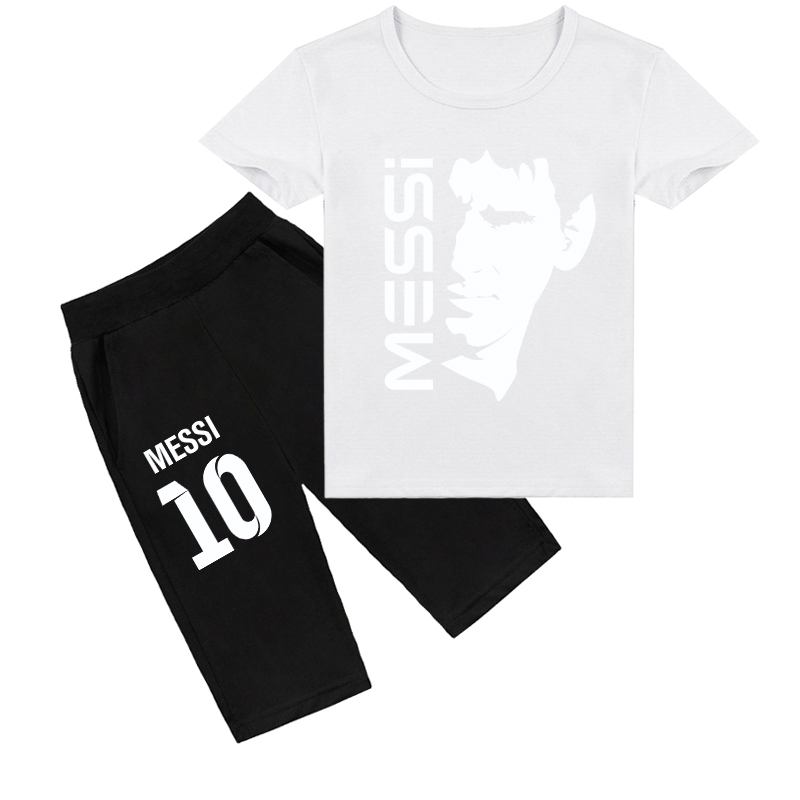 Mayoulove Messi Kids' Shorts Set - Stylish Soccer Outfit for Boys  Girls, Perfect for Active Play, Sports  Fans-Mayoulove
