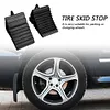2Pcs Car Wheel Chocks with Handles Heavy Duty Wheel Blocks for Vehicle Car Truck