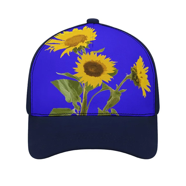 Baseball Cap Sunflower T-shirt Yellow  customized, personalized, gift