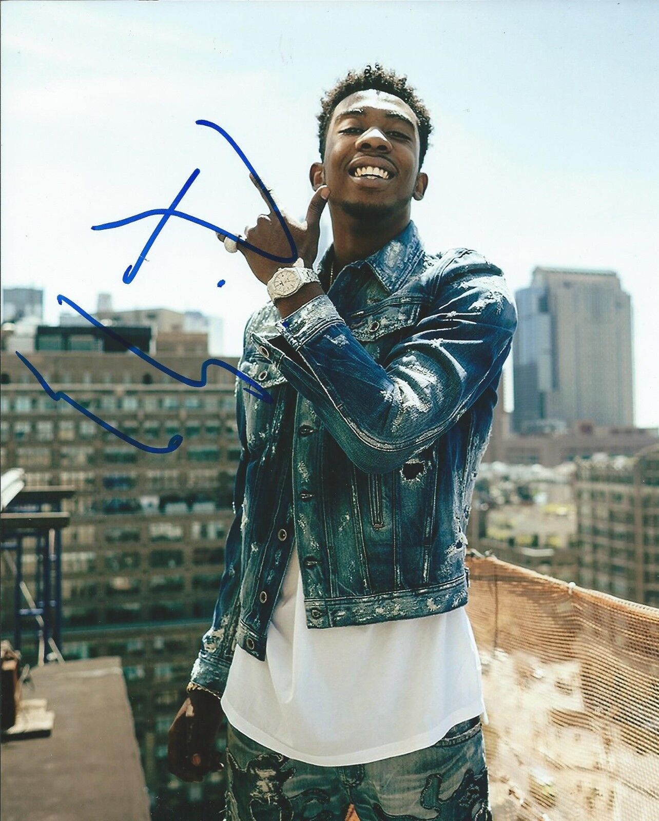 DESIIGNER RAPPER signed autographed 8X10 Photo Poster painting PANDA PANDA GOOD MUSIC wCOA PROOF