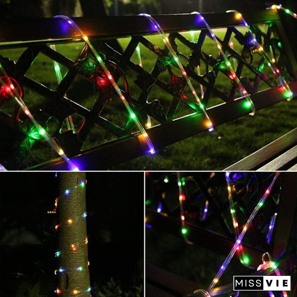 100LED Rope Lights Outdoor, Multi Colored Indoor String Lights with Remote, 8 Modes, Waterproof, 33ft 100LED 50LED USB Powered Fairy Lights for Bedroom, Garden, Patio, Kids Room, Deck, Christmas Decoration