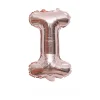 20PCS English Letters 16" Aluminum Film Golden Silver Rose Gold Balloons Birthday Party Decor