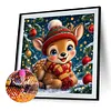 Diamond Painting -DIY Round Drill Christmas Reindeer(40x40cm)