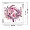 Moon Rose-Special Shaped Diamond Painting