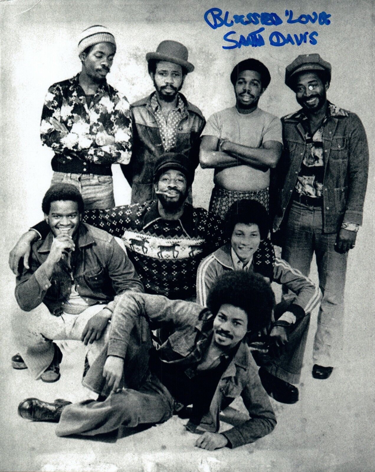 Carlton Santa Davis Signed Autographed 8x10 Photo Poster painting Soul Syndicate Bob Marley COA