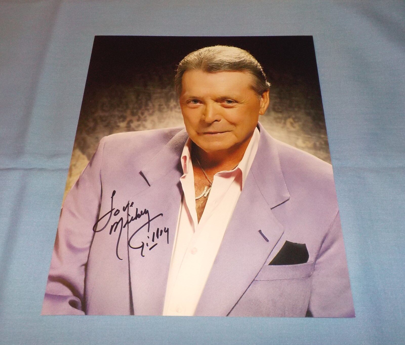 Mickey Gilley Signed Autographed 8x10 Photo Poster painting Country Singer Musician