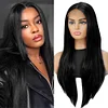 Glueless Natural Looking 20 Inch Blonde  Straight Wigs For Black Women