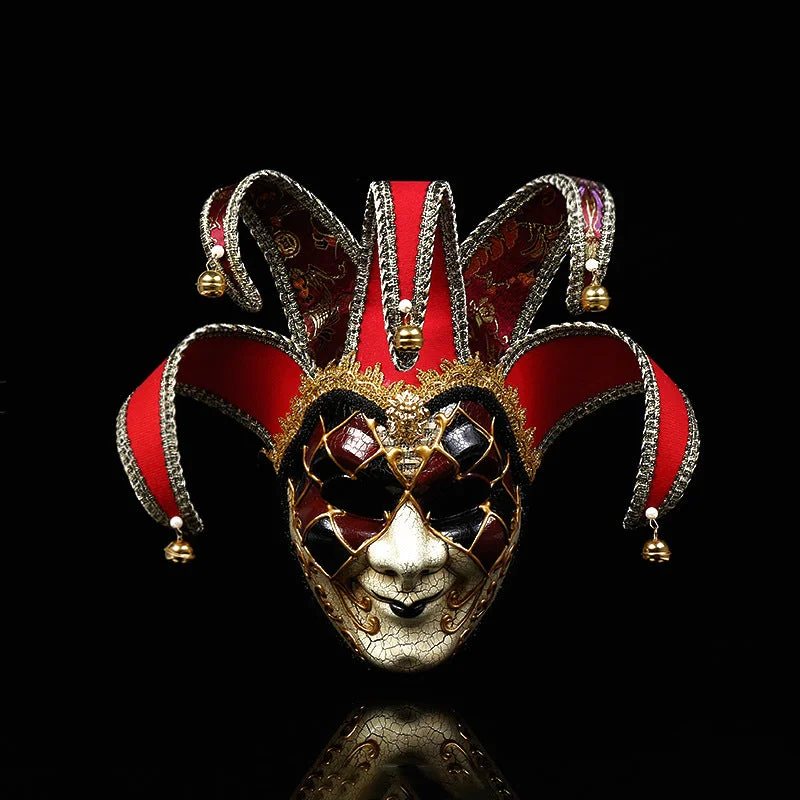 Joker Masquerade Mask Halloween Headwear-elleschic