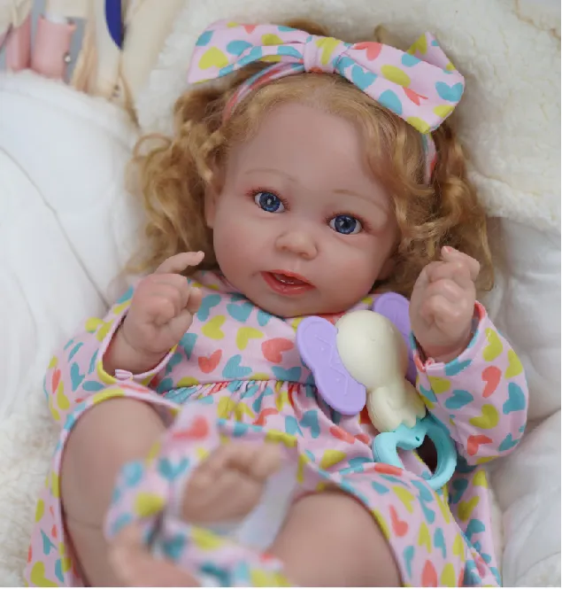 Babeside Smiling Reborn Baby Stella 20'' Little Infant Girl Best Gift for Kids