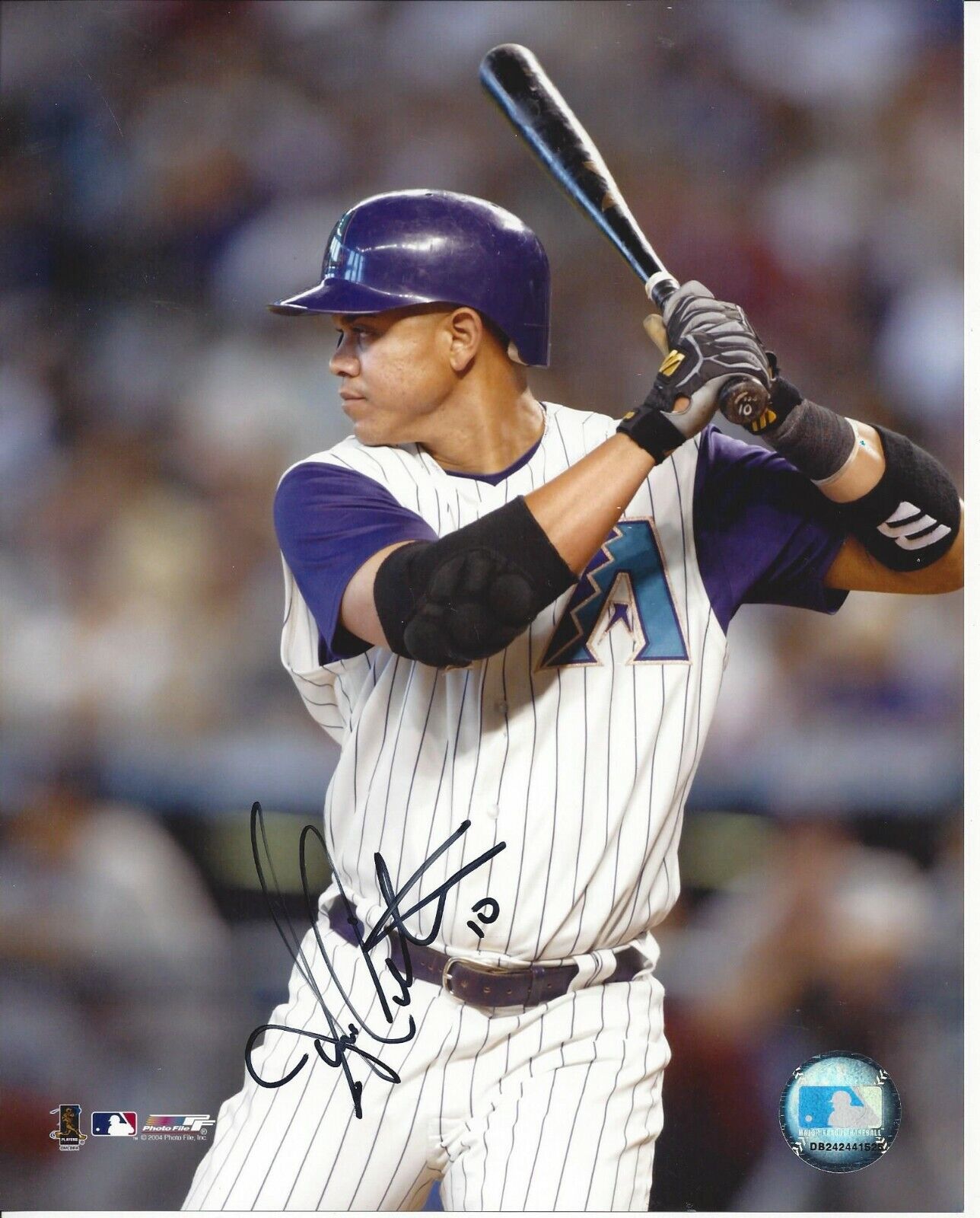 Alex Cintron autographed 8x10 Arizona Diamondbacks#S775