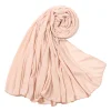 Plain Color Women Sweat Cloth Long Hijab Scarf Shawl