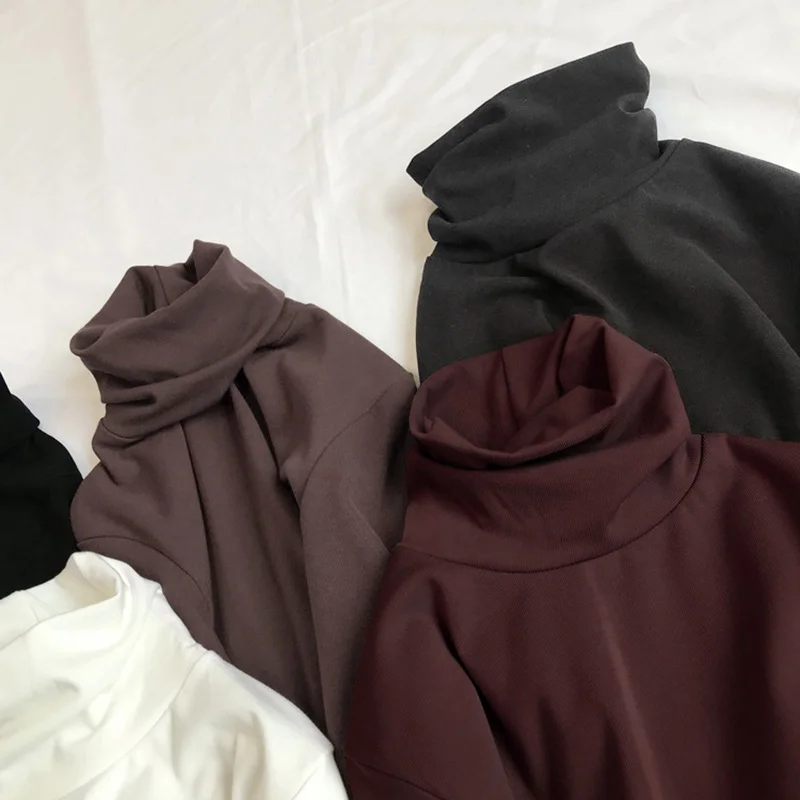 Uveng Uveng Collar Double-Sided German Velvet Bottom Shirt Women 2024 Autumn / Winter Fashion Foreign Style Slim Show Thin Students Long-Sleeved T-Shirt Women Tide