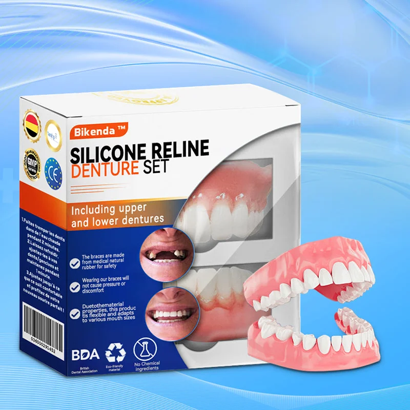 𝐵𝑖𝑘𝑒𝑛𝑑𝑎&trade; Silicium Prothese Meetset🦷（👩&zwj;🔬 Erkend door de Belgische Tandheelkundige Vereniging en goedgekeurd door FAMHP）