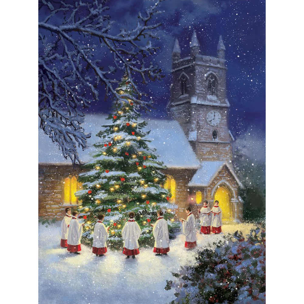 

Christmas Night - Round Drill Diamond Painting - 30*40CM, 501 Original